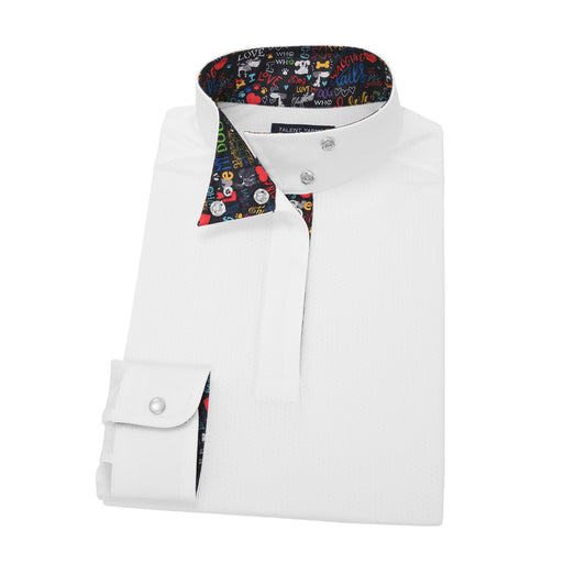 Essex Classics Girl's Danny & Ron's Rescue "I Love My Dog" Talent Yarn Wrap Collar Show Shirt